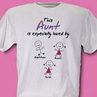 Especially Loved By Personalized Aunt T-shirt
